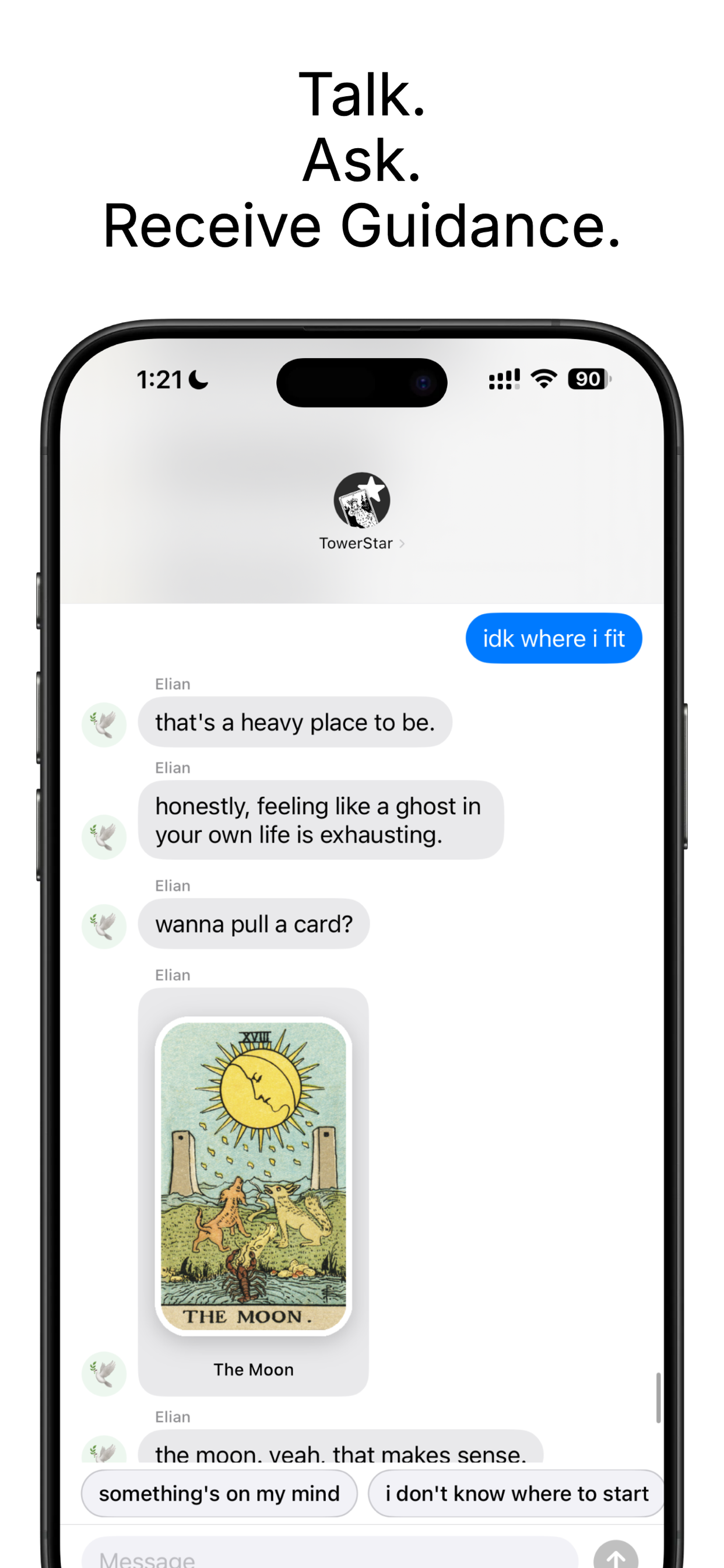 StarChat personality selection